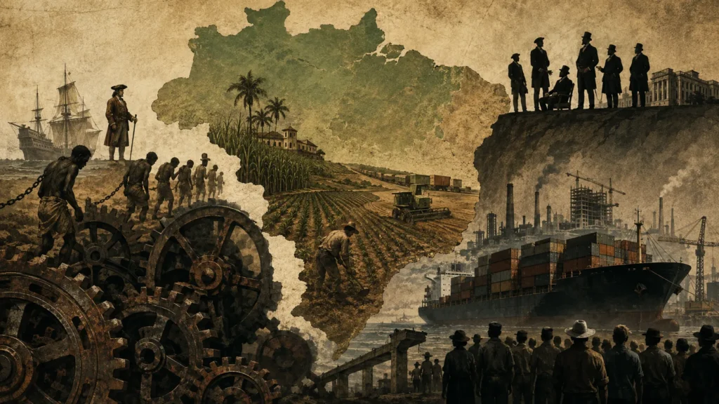 A economia do Brasil ao longo do tempo